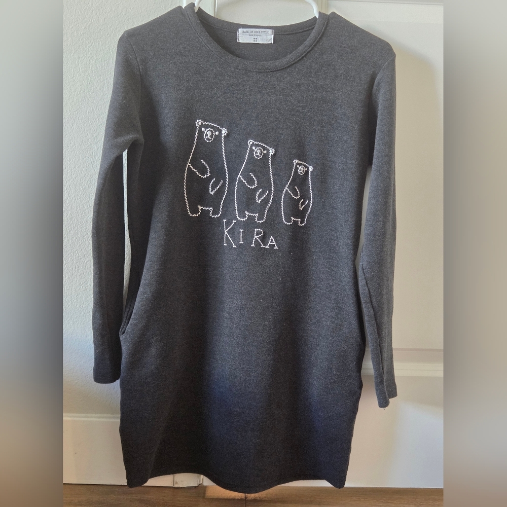 Very Cute Dress Size S With Bear Design